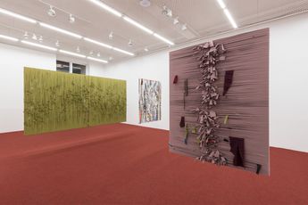 Contemporary art exhibition Dani Cavalier Solid Paintings at Galatea Oscar Freire Sao Paulo Brazil