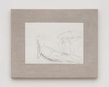 Decadent youth and elder by Tenki Hiramatsu contemporary artwork drawing works on paper