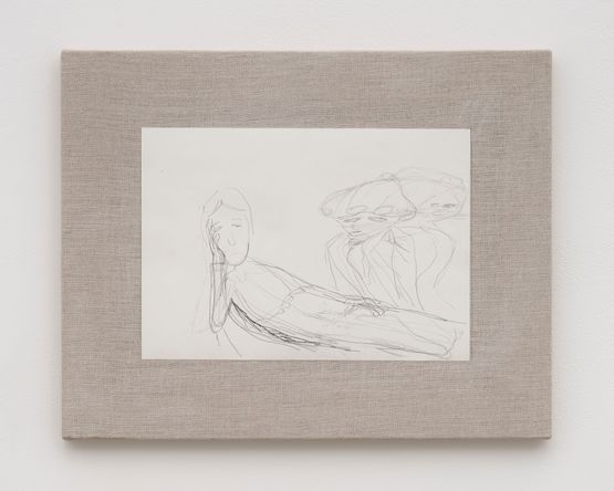 Decadent youth and elder by Tenki Hiramatsu contemporary artwork Works on Paper