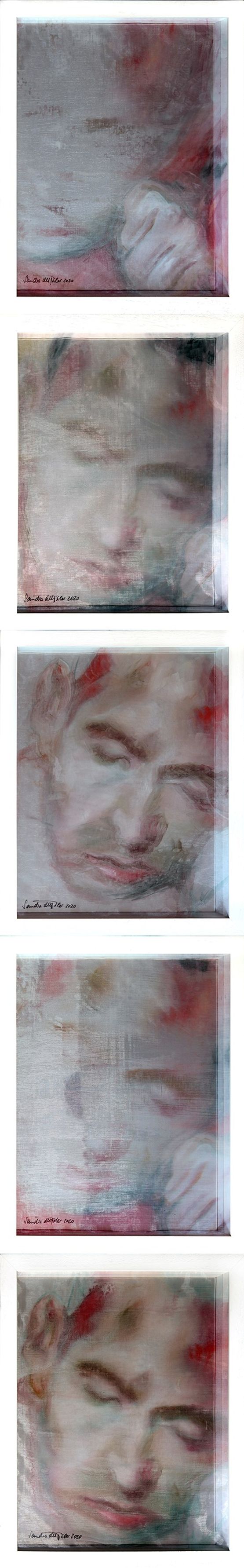 Der Verlust des Anderen The loss of the other by Sandra Del Pilar contemporary artwork Painting