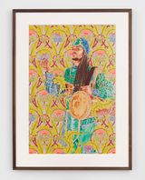 Jorge Gonzales Acosta Study by Kehinde Wiley contemporary artwork painting works on paper