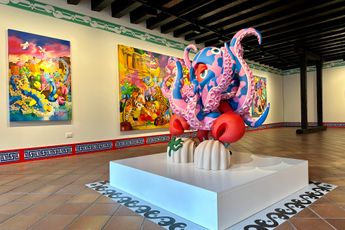 Contemporary art exhibition Philip Colbert House of the Lobster  from Pompeii to Venice at Patricia Low Contemporary Venezia Italy