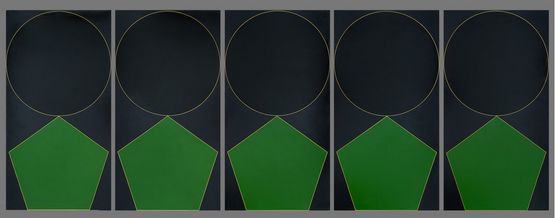 Orbit-1 by Zhang Ding contemporary artwork Painting