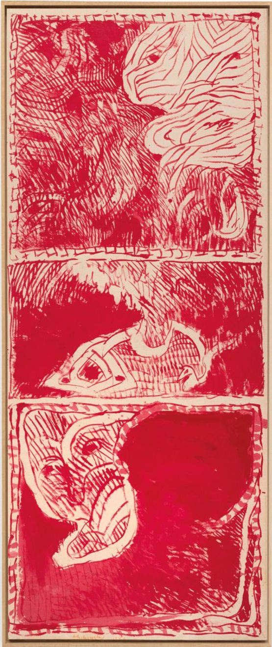 Piece a conviction by Pierre Alechinsky contemporary artwork Works on Paper