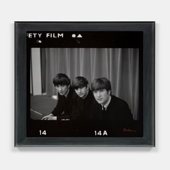 George Ringo and John backstage at The Beatles Christmas Show Finsbury Park Astoria December 1963 by Paul Mccartney contemporary artwork Photography
