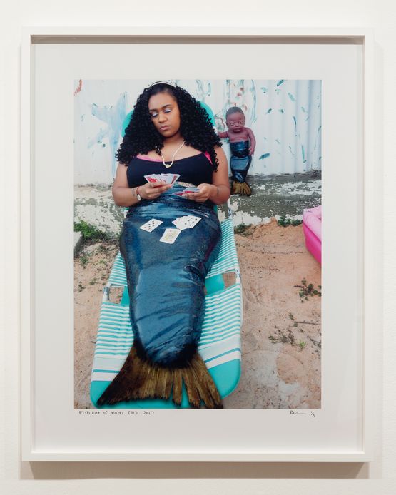 Fish out of water B by Destiny Deacon contemporary artwork Photography