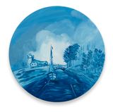 The dutch water scene by Karen Kilimnik contemporary artwork painting