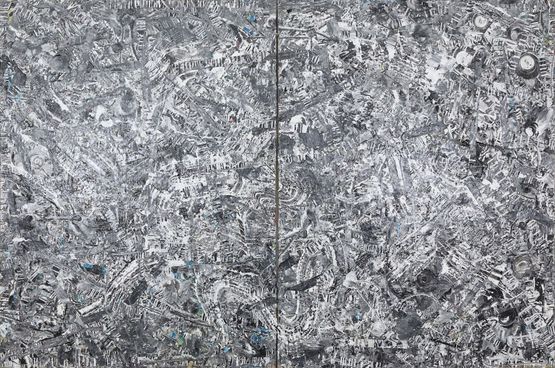 Untitled Dyptichon by Christian Eisenberger contemporary artwork Painting