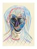 Face and Mask 18 by Carlos Amorales contemporary artwork Works on Paper