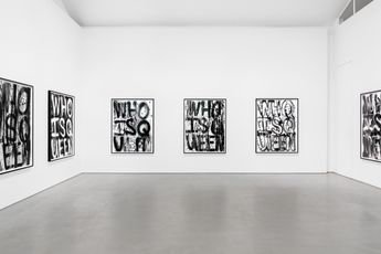 Contemporary art exhibition Adam Pendleton Drawings at Galerie Max Hetzler Paris France