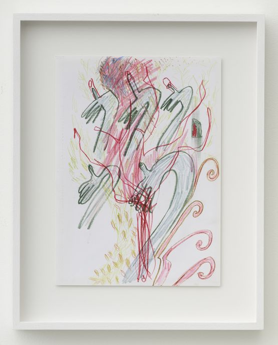 De-Fossilization Of The Look Dialogue With Madonna Del Parto by Pelagie Gbaguidi contemporary artwork Works on Paper
