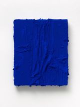 Untitled Ultramarine blue by Jason Martin contemporary artwork mixed media