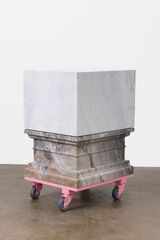 Mother on Wheels Oro Grigio by Shahryar Nashat contemporary artwork sculpture
