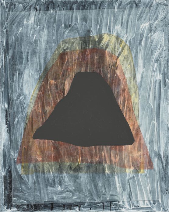 Contemplating in a Hermetic House Autumn by Hoi-lam Au contemporary artwork Painting