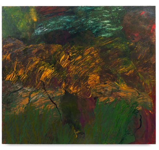 kissing in the rain by Brett Goodroad contemporary artwork Painting