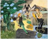 Aufenthalt To Stay by Rosa Loy contemporary artwork painting
