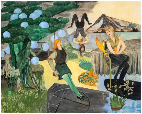 Aufenthalt To Stay by Rosa Loy contemporary artwork Painting