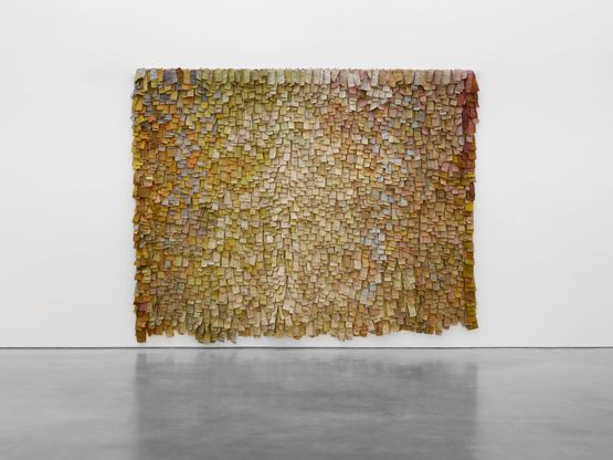 Gran Muro Panel 7B by Olga De Amaral contemporary artwork Textile