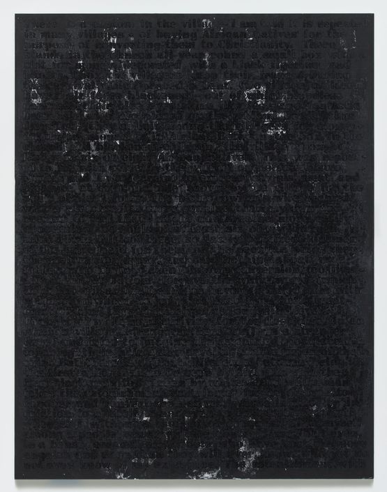 Stranger 98 by Glenn Ligon contemporary artwork Painting