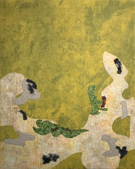 The Trouble with Lichen 4 by Shezad Dawood contemporary artwork Painting