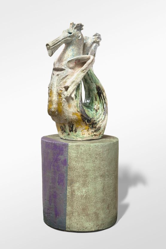The Closet Vegan by Johan Creten contemporary artwork Sculpture