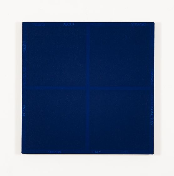 Untitled by Robert Barry contemporary artwork Painting