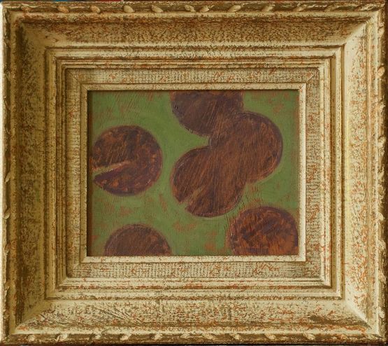 Waterlilies on the Green by Timur DVatz contemporary artwork Painting