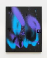 Black Dada B by Adam Pendleton contemporary artwork painting