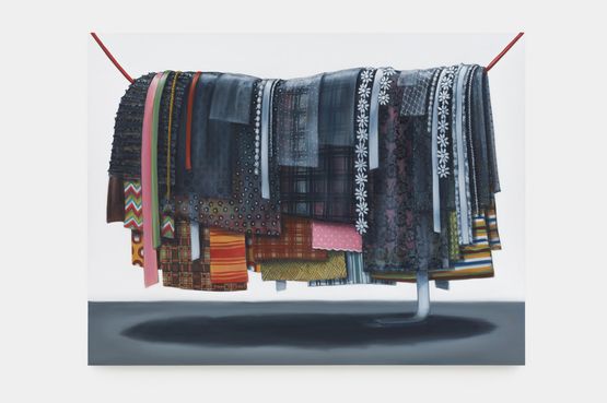 Some Endings by Lisa Milroy contemporary artwork Painting