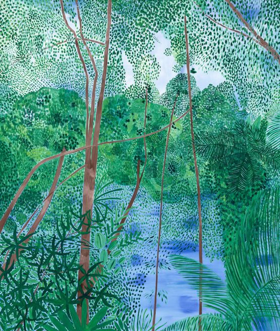 Landscape Daintree by Sally Ross contemporary artwork Painting