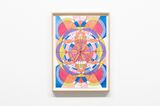 Symmetrical intersect by Xavier Veilhan contemporary artwork drawing painting works on paper