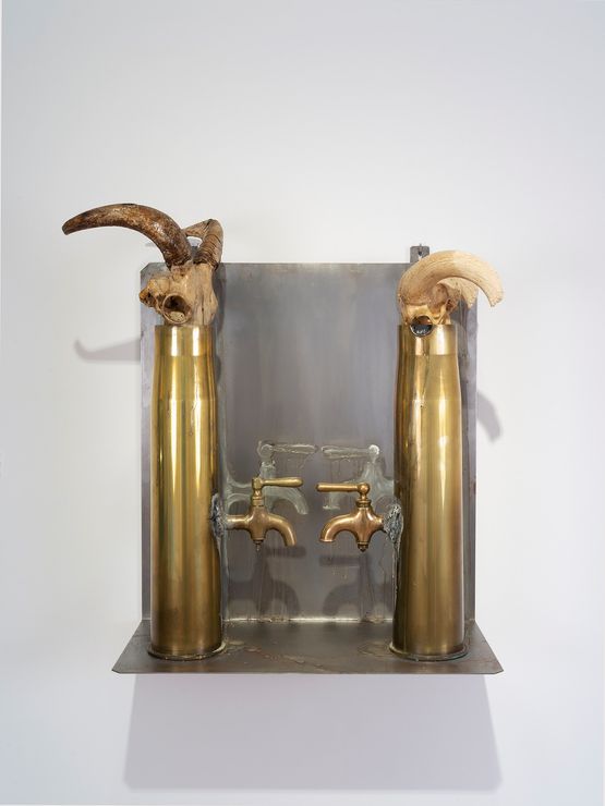 Showing it hard at the summit by Edward Kienholz And Nancy Reddin Kienholz contemporary artwork Sculpture