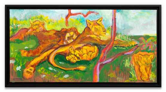Untitled 8 by Archie Rand contemporary artwork Painting
