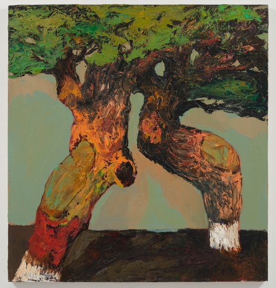 Les Arbres - Untitled by Niyaz Najafov contemporary artwork Painting