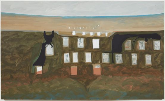 Sanctuary by Julia Scher contemporary artwork Painting
