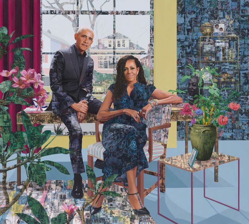Njideka Akunyili Crosbys Portrait Leads Art-Filled Opening of Obama Presidential Center