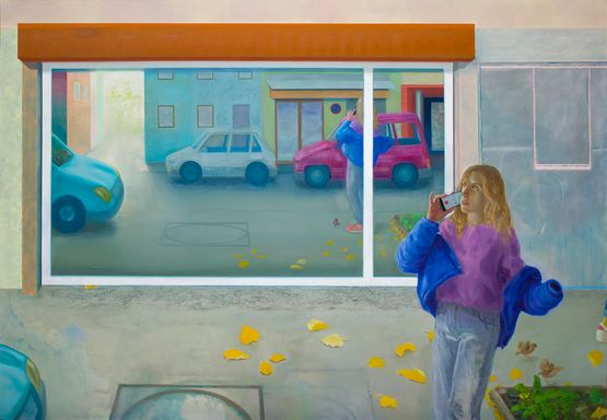 Theology by Marion Bataillard contemporary artwork Painting