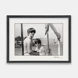 Ringo and George aboard the Southern Trail Miami 14 February 1964 by Paul Mccartney contemporary artwork photography