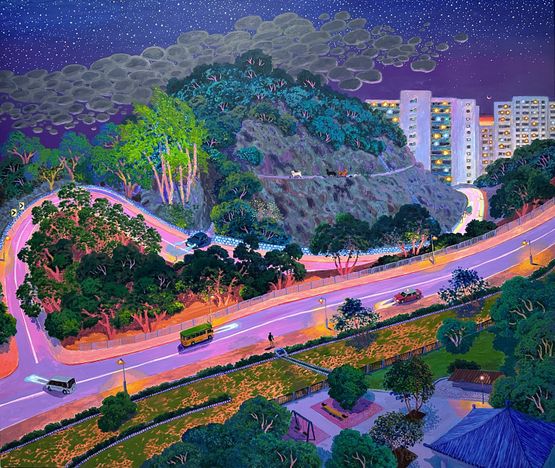 Fo Tan Family by Stephen Wong Chun Hei contemporary artwork Painting
