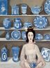 The Wedgewood Collector by Maureen Dougherty contemporary artwork Painting