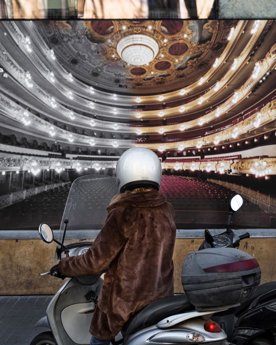 Historic Theater Barcelona by Anastasia Samoylova contemporary artwork Print