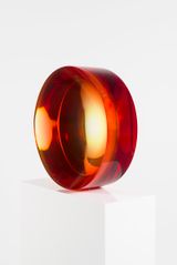 Untitled parabolic lens by Fred Eversley contemporary artwork sculpture