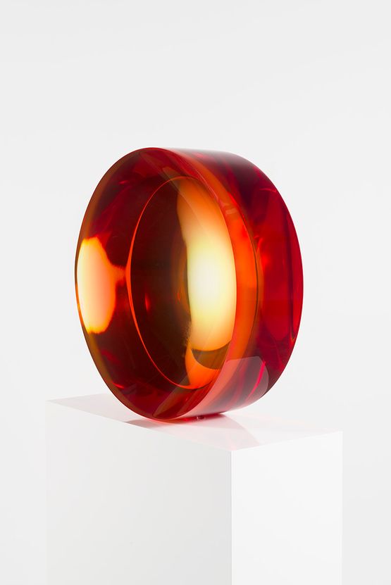 Untitled parabolic lens by Fred Eversley contemporary artwork Sculpture