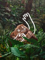 Gentle encouragement by Abdul Abdullah contemporary artwork painting
