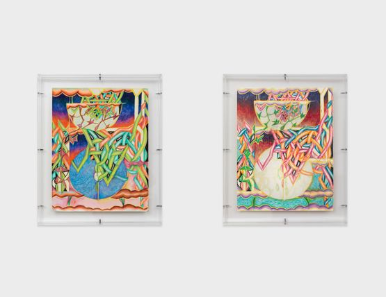 PARA PSYCHICS_Radical intersectionSphere III and _Path of no distinctionSphere II by Kerstin Bratsch contemporary artwork Works on Paper