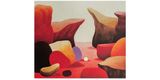 Still Life Rocks by Nicolas Party contemporary artwork print works on paper