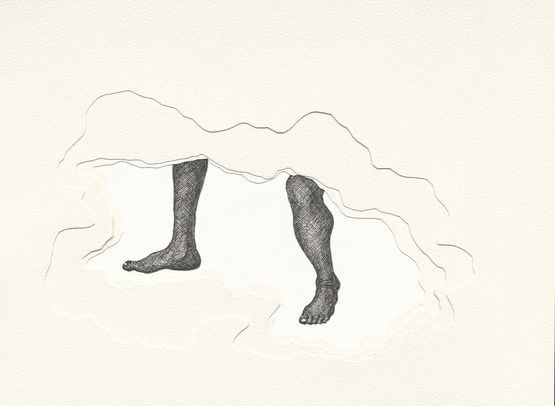 Tracing Memories 1 by Amol K Patil contemporary artwork Works on Paper