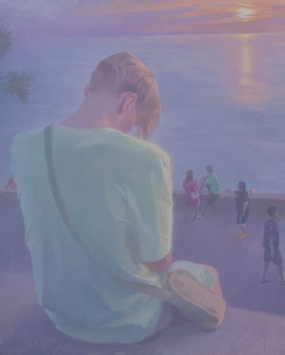 Sittin on the Dock of the Bay by Xu Haoyang contemporary artwork Painting