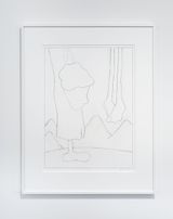 Study for Visitor by Brent Harris contemporary artwork works on paper drawing