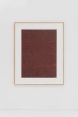 Red glass unstructured by Ivan Franco Fraga contemporary artwork drawing works on paper